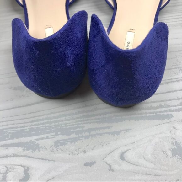 Zara D’orsay blue flats - Picture 4 of 8